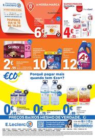 Folheto E.Leclerc Página 4: MARCA ANOSSA MARCA Hipermercados E.Leclerc L 30 ANOS CHEIOS DE MIMO >> DE 18 A 20 << >>> DE
