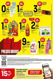 Folheto Intermarché semana 38 Página 8: Ajax - lava tudo €1,99, Lipton - ice tea €1,79