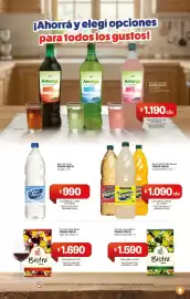 Catálogo Cooperativa Obrera Página 5: Primer precio - agua de mesa €990,00, Primer - vino de mesa tinto, tetra brik €1.690,00