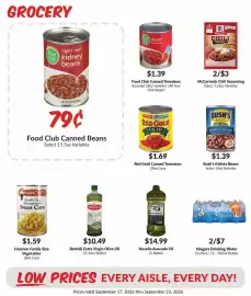 Woodman's weekly ad week 38 Page 5: Red Gold Canned Tomatoes €1,69, Bertolli extra virgin olive oil €10,49