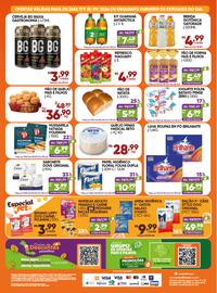Catálogo Pais e Filhos Supermercados Página 2: Papel higiênico floral folha dupla €10,99, Lava roupas em pó brilhante €16,99