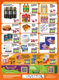 Catálogo Pais e Filhos Supermercados Página 2: Papel higiênico floral folha dupla €10,99, Lava roupas em pó brilhante €16,99