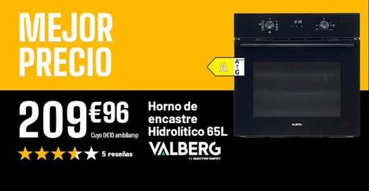 Folleto Electro Depot Página 2: Horno de encastre hidrolificio 65l €209,96