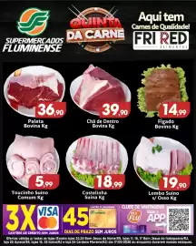 Catálogo Supermercados Fluminense Página 2: Fígado Bovino €14,99, Chã de Dentro Bovina €39,90