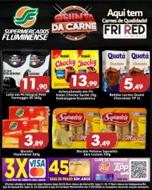 Catálogo Supermercados Fluminense Página 9: Fluminense cream cracker €3,89, Quatá chocolate €5,49