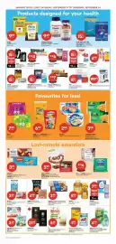 Shoppers Drug Mart flyer week 38 Page 18: PC turmeric seasoned mixed nuts or whips cheese crisps €5,49