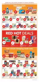 Shoppers Drug Mart flyer week 38 Page 8: Whiskas wet cat food €1,25, Hellmann's mayonnaise €7,49