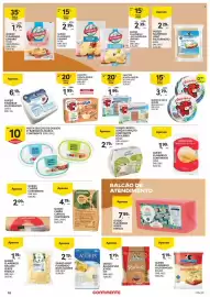 Folheto Continente Página 10: Palitos a vaca que ri €1,99, Queijo a vaca que ri light €3,79