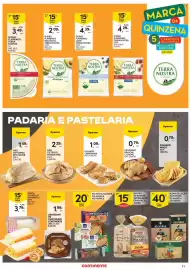 Folheto Continente Página 11: Pão de trigo massa mãe €2,29, Queijo flamengo terra nostra €3,49