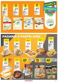 Folheto Continente | Açores Página 11: Pão de trigo massa mãe €2,29, Queijo flamengo terra nostra €3,49