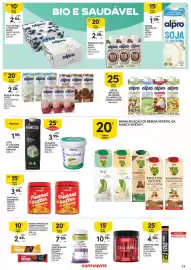 Folheto Continente Página 13: Yofu de soja c/pedaços alpro mirtilo/natural €2,64, Corny protein soft €2,49