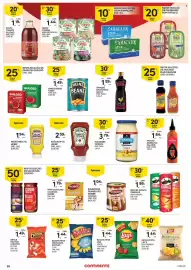Folheto Continente Página 20: Baked beans heinz €1,49, Maionese vianezza €3,79