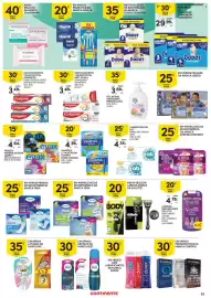 Folheto Continente Página 25: Dodot bebé seco €29,99, Bic lâminas sensitive