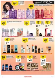 Folheto Continente Página 26: L'oreal coloração excellence s/amoníaco €9,09, Cera/gel studio line l'oreal €3,89