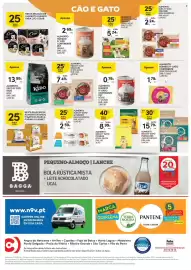Folheto Continente Página 32: Purina one mini/small adult €7,49, Alimento seco p/ gato friskies esteril/indoor €8,99