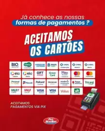 Catálogo Supermercados Pró Brazilian Página 2: Já conhece as nossas formas de pagamentos ? BIQ BENEFÍCIOS ACEITAMOS OS