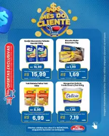 Catálogo Supermercados Pró Brazilian Página 9: Margarina Delícia Tradicional c/sal €7,19, Biscoito Wafer Rancheiro €1,69