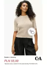 C&A gazetka tydzień 38 Strona 10: Sweter z dzianiny C & A €55,99