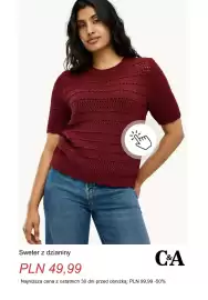 C&A gazetka tydzień 38 Strona 3: Sweter z dzianiny C & A €49,99
