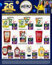 Folheto Roldão semana 38 Página 3: Quero - milho verde ou ervilha €2,89, Heinz - mostarda €14,99