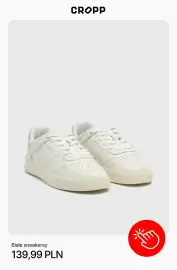 Cropp gazetka tydzień 38 Strona 8: Białe sneakersy Cropp €139,99