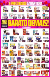 Encarte Muffato Página 5: Sorvete Tradicional Nestlé Sabores €21,90, Leite Desnatado Pense Zero Lactose €5,49