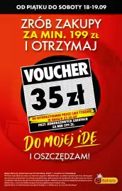 Biedronka gazetka Strona 3: OD PIĄTKU DO SOBOTY 18-19.09 ZRÓB ZAKUPY ZA MIN. 199 zł I OTRZYMAJ VOUCHER 35 zł DO