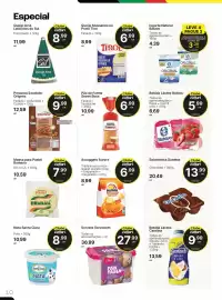 Encarte Comercial Zaffari Página 10: Presunto excelsior origens €9,99, Pão de Forma Seven Boys €6,99