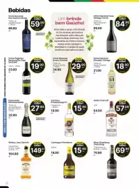 Encarte Comercial Zaffari Página 6: Cachaça Pirassununga 51 €15,90, Vinho Orgânico Nacional Da Casa Garibaldi €19,90