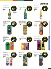 Encarte Comercial Zaffari Página 7: Suco Com/Tem €2,99, Chopp Salva Bairrista €9,49