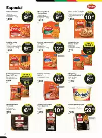 Encarte Comercial Zaffari Página 8: Linguiça Toscana €14,99, Iscas de frango seara air fryer €12,99