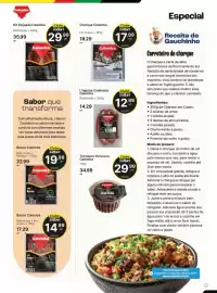 Encarte Comercial Zaffari Página 9: Linguica Calabresa Calemba €12,99, Torresmo pururuca €29,99