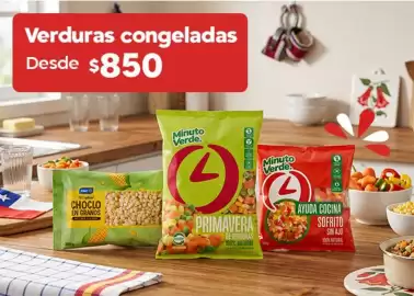 Catálogo Super Bodega a Cuenta Página 1: Minuto verde - verduras congeladas €850,00
