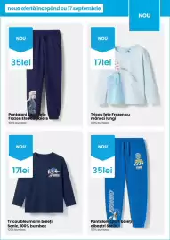 Catalog Pepco săptămâna 38 Pagină 4: Sonic pantaloni sport băieți €35,00, Sonic tricou bleumarin băieți €17,00
