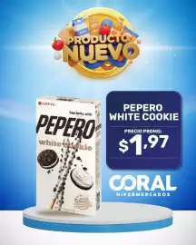 Catálogo Coral Hipermercados Página 1: PEPERO white cookie €1,97
