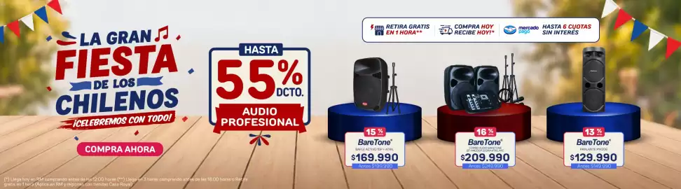 Catálogo Casa Royal Página 2: Parlante pm206 €129.990,00, Combo auto barcetine €209.990,00