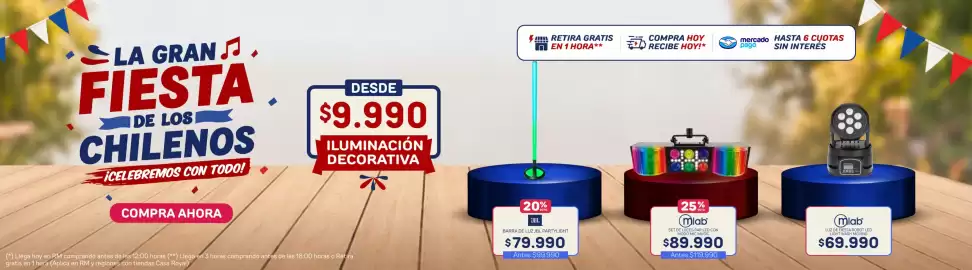 Catálogo Casa Royal Página 5: Jbl - barra de luz partylight €79.990,00, Iluminación decorativa €9.990,00