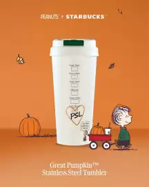 Magazine Starbucks Pagină 5: PEANUTS™ + STARBUCKS TMMC Decaf / Déca Shots / Doses Syrup/Sirop Milk/Lait Custom / Perso