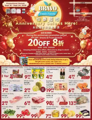 Bravo Fresh Foods (valid until 24-09)