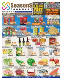 Seasons Foodmart flyer week 38 Page 1
