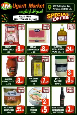 Ugarit Market flyer (valid until 21-09)