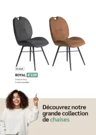 Catalogue Meubles Crack page 17: Royal chaise en tissu €109,00