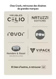 Catalogue Meubles Crack page 6: Chez Crack, retrouvez des dizaines de grandes marques MEUBLES CELIO à Bertrix NATUZZI
