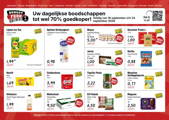 Budget Food (geldig t/m 24-09)