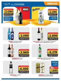 Folleto Carrefour Maxi Página 3: Sernova - vodka €9.799,00, Gancia - aperitivo americano €6.935,00