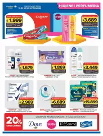 Folleto Carrefour Maxi Página 5: Colgate - crema dental triple action €3.795,00, Pampers - pañales babydry €33.725,00