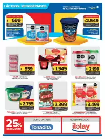 Folleto Carrefour Maxi Página 8: Milkaut - dulce de leche €3.969,00, San ignacio - queso crema ligth/entero €3.580,00