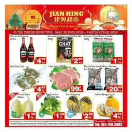 Jian Hing Supermarket flyer week 38 Page 1