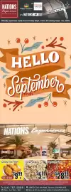 Nations Fresh Foods flyer week 38 Page 1