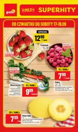 Polomarket gazetka Strona 1: Melon Galia €7,99, Truskawki €12,99